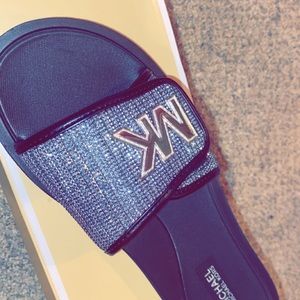 Michael Kors (MK) Glitter Slides